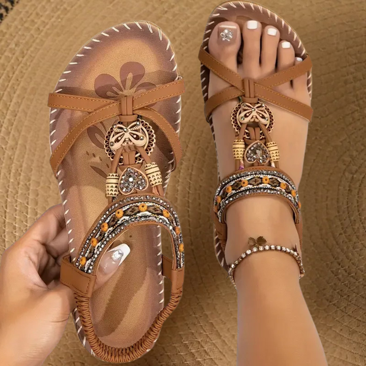 Camille | Sandales orthopédiques de style Ibiza pour confort et élégance
