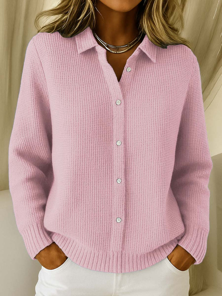Elena | Cardigan Classique en Maille Douce