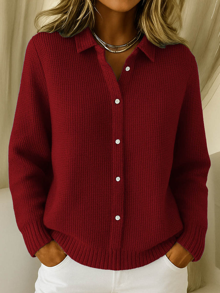 Elena | Cardigan Classique en Maille Douce