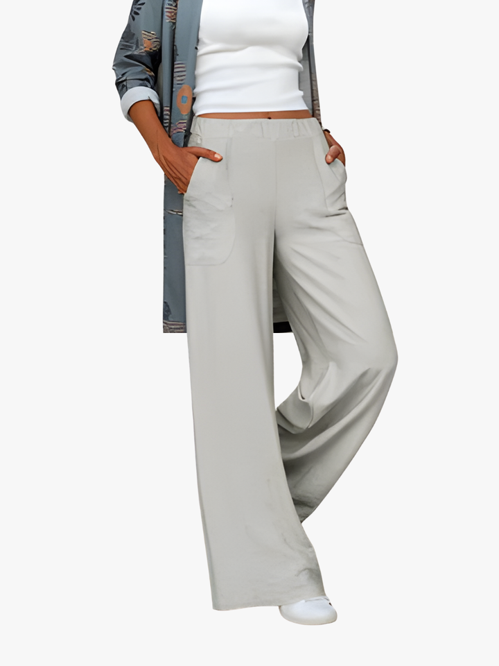 Céleste & Co | PANTALON À JAMBES LARGES POUR FEMMES