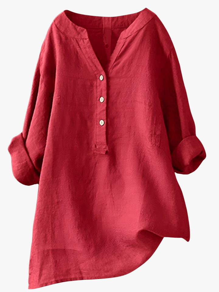 Celeste & Co | BLOUSE EN MÉLANGE DE LIN POUR FEMMES