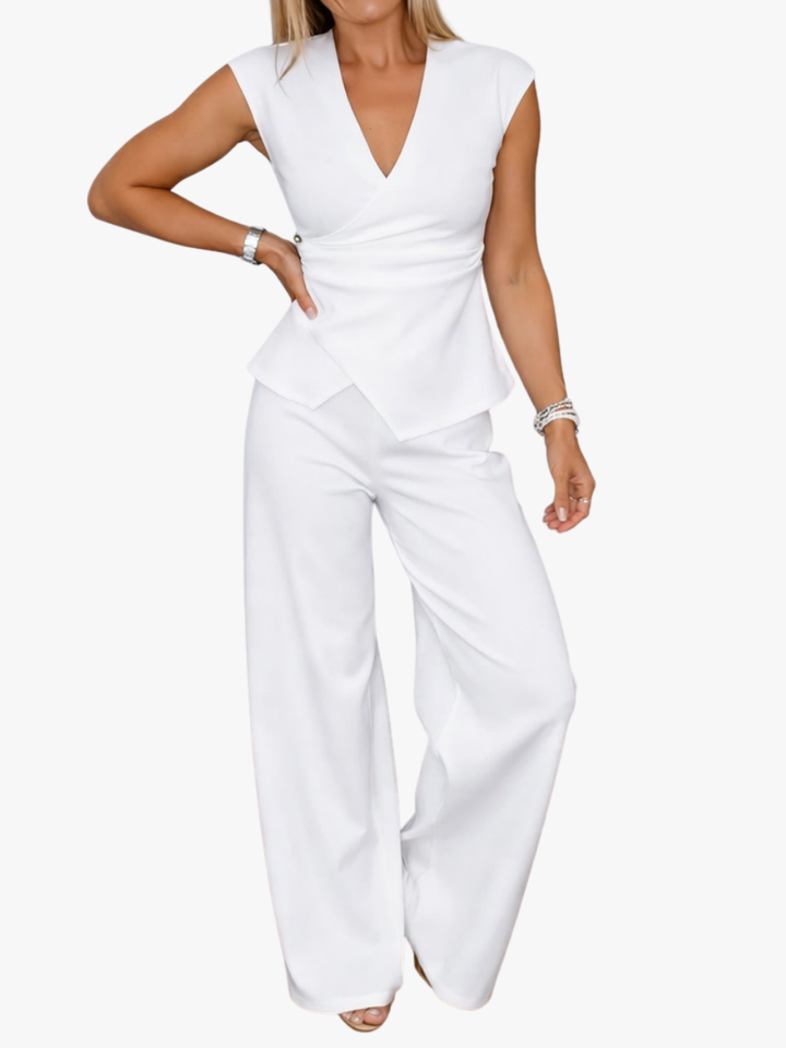 Céleste & Co | ENSEMBLE ASSORTI À COL EN V POUR FEMME