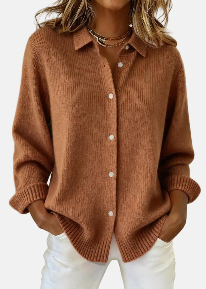 Livia | Cardigan long élégant et intemporel