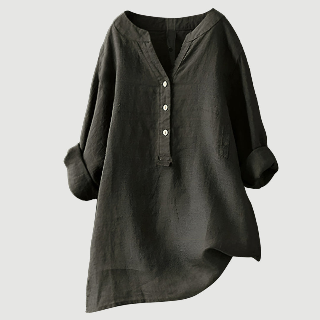 Celeste & Co | BLOUSE EN MÉLANGE DE LIN POUR FEMMES