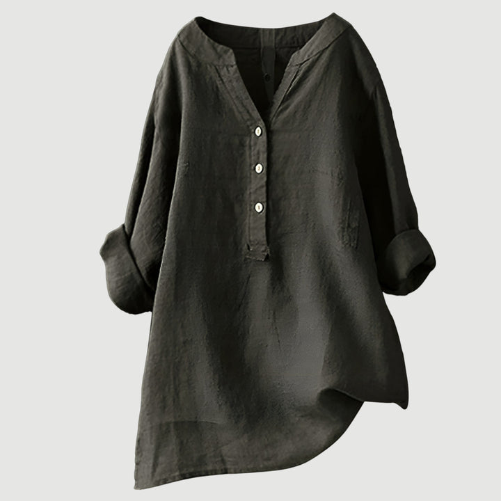 Celeste & Co | BLOUSE EN MÉLANGE DE LIN POUR FEMMES