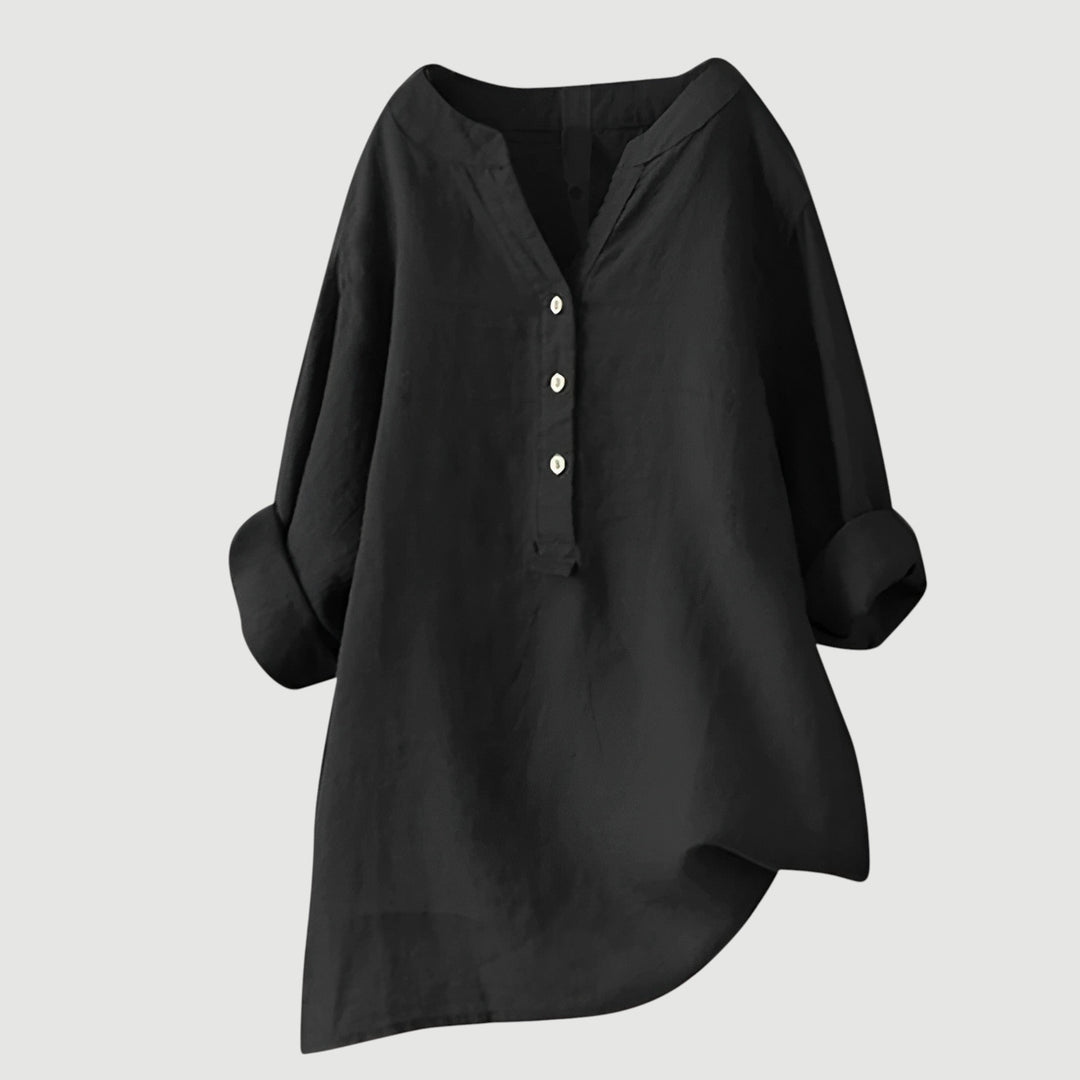 Celeste & Co | BLOUSE EN MÉLANGE DE LIN POUR FEMMES