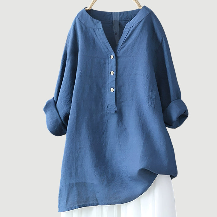 Celeste & Co | BLOUSE EN MÉLANGE DE LIN POUR FEMMES